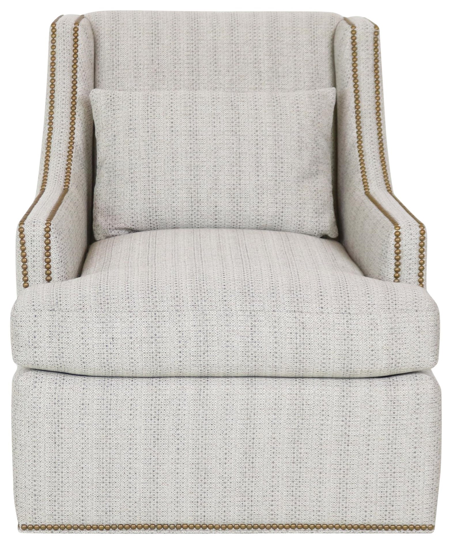 Jessica Charles Fine Upholstered Accents Crosby Upholstered Swivel